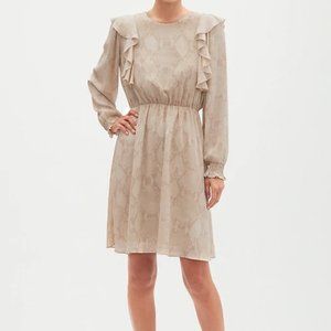 Banana Republic - Snake Print Fit and Flare Dress